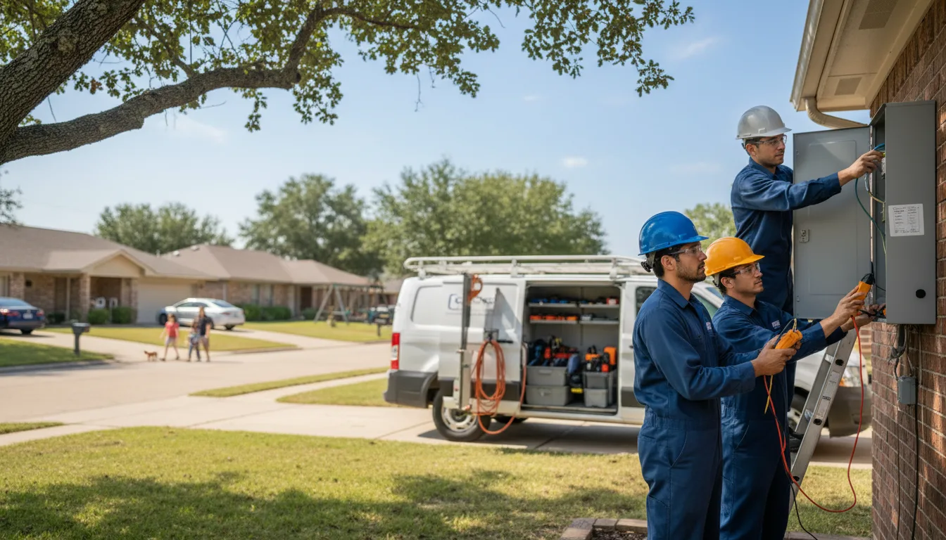 Certified electrician providing emergency electrical services in Latham, OH
